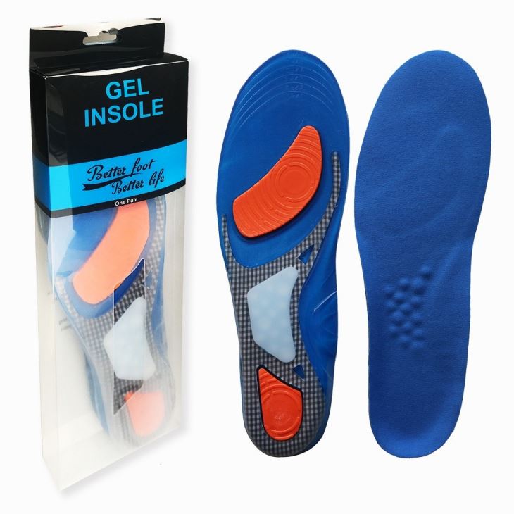 Massaging Silicone Gel Insole For Plantar Fasciitis